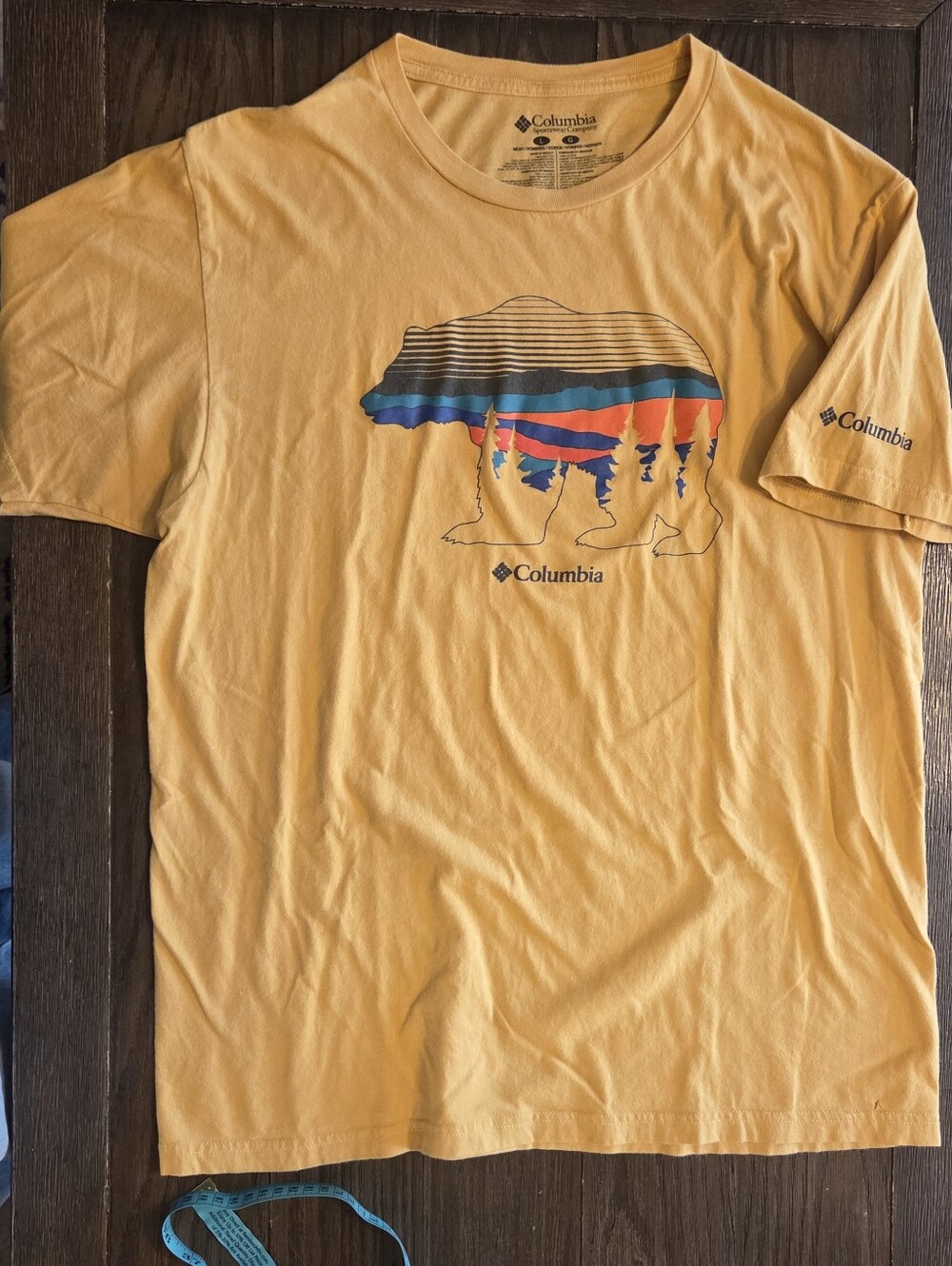Columbia Men’s Mustard Short Sleeve Graphic Tee